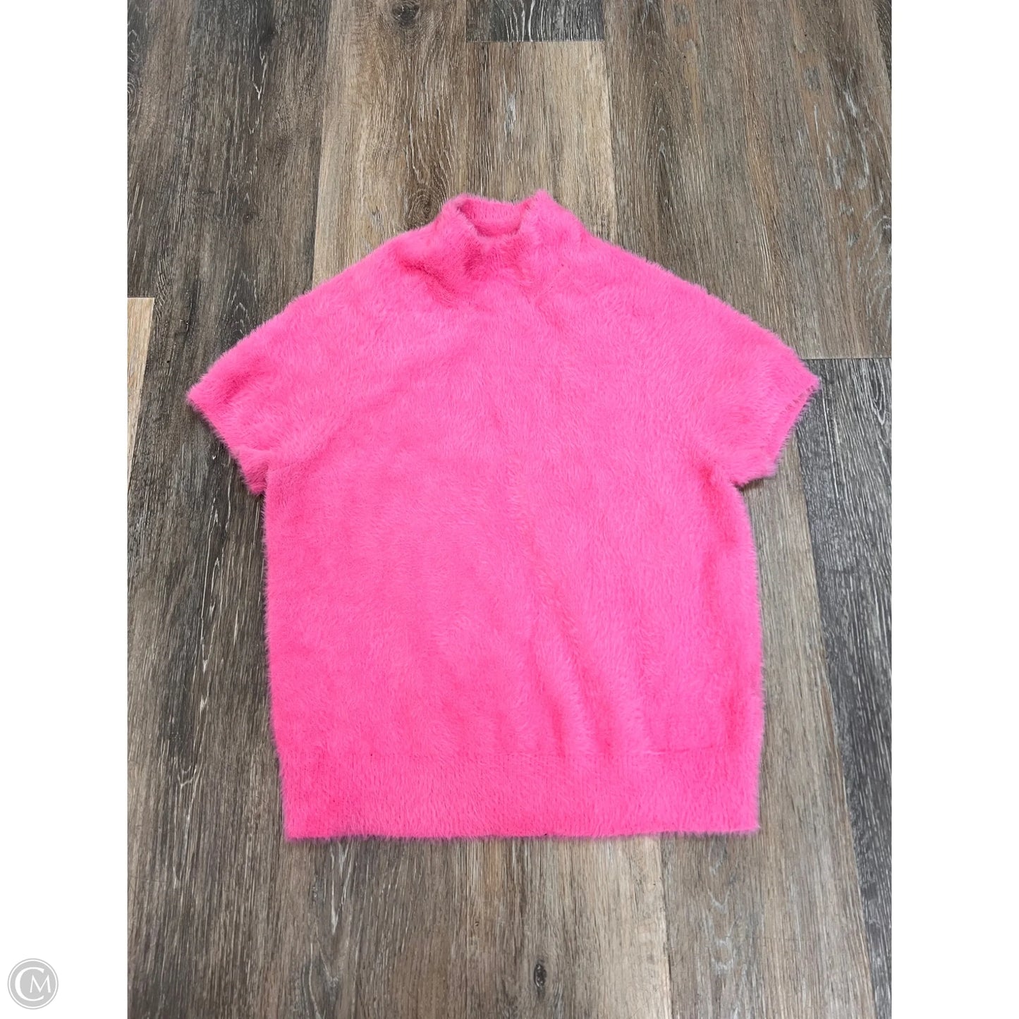 Sweater Short Sleeve By Maeve In Pink, Size: M
