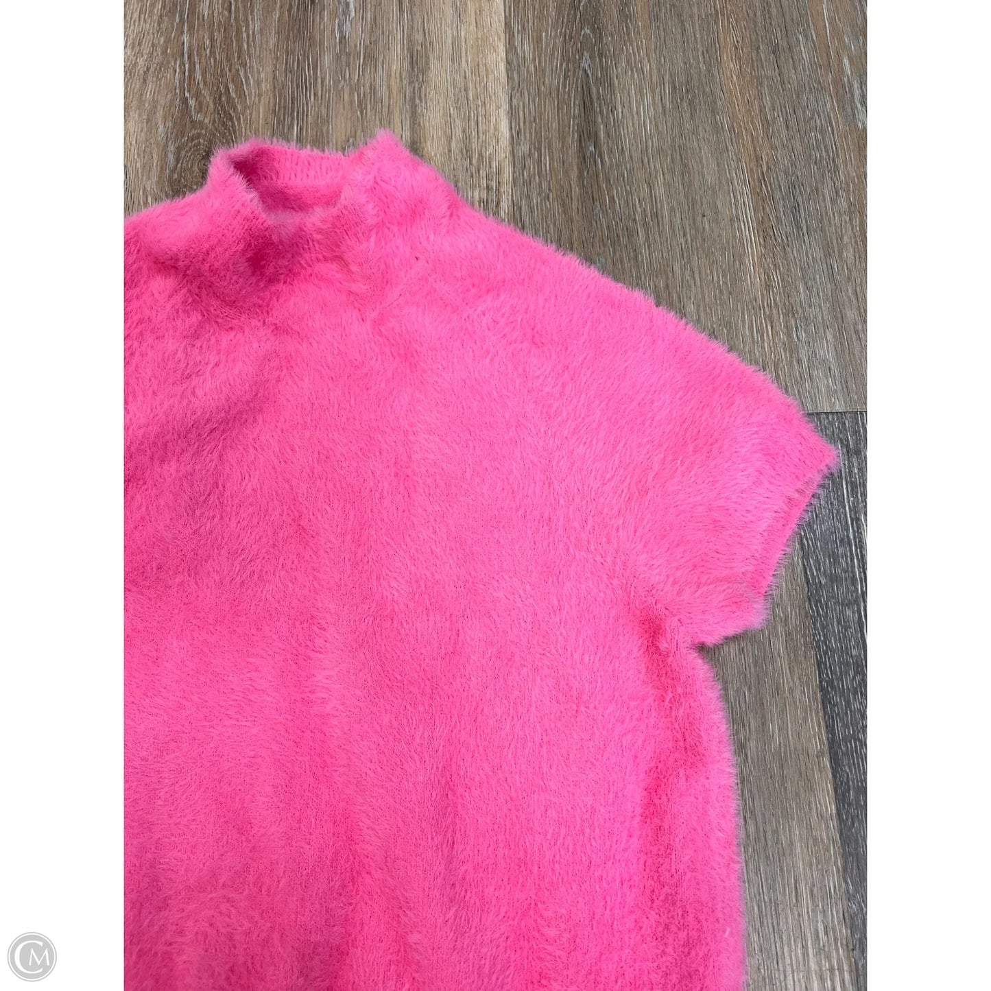 Sweater Short Sleeve By Maeve In Pink, Size: M