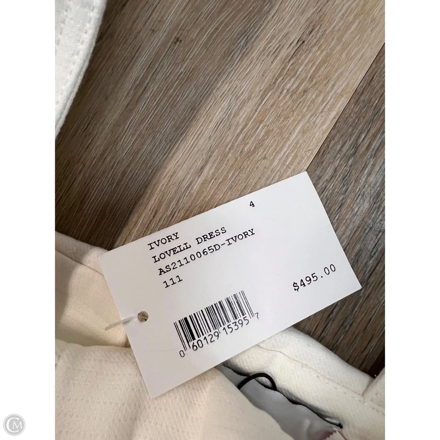 Dress Designer By ACLER In White Denim, Size: 4