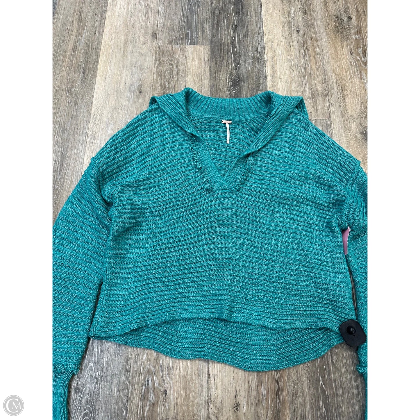 Sweater By Free People In Teal, Size: Xs