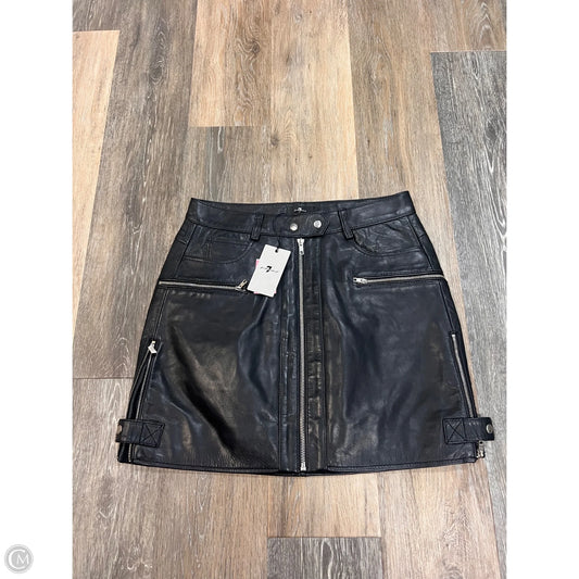 Skirt Designer By 7 For All Mankind In Black, Size: 6/28