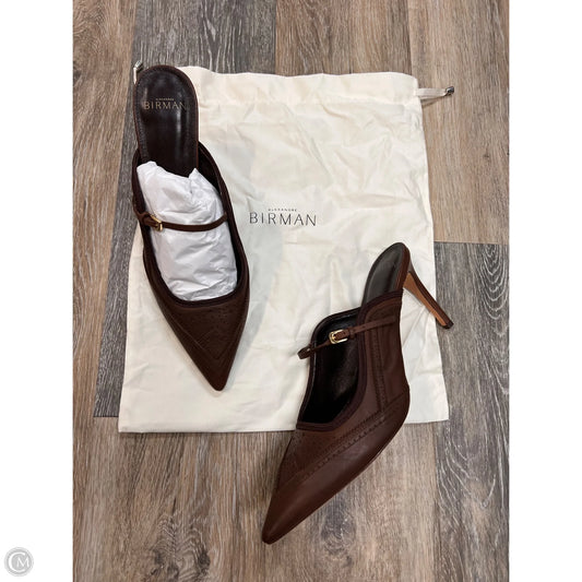 Shoes Designer Heels Stiletto By Alexandre Birman In Brown, Size: 9