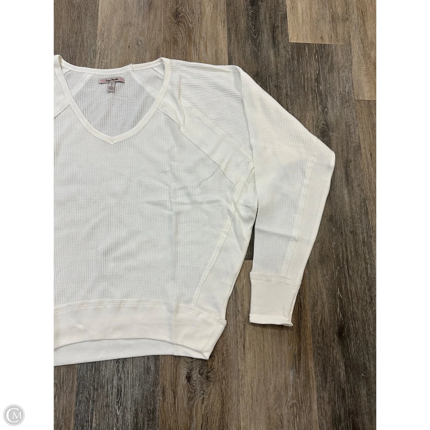 Top Long Sleeve By Free People In White, Size: S