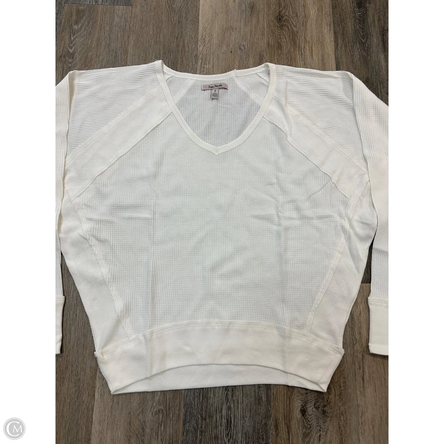 Top Long Sleeve By Free People In White, Size: S