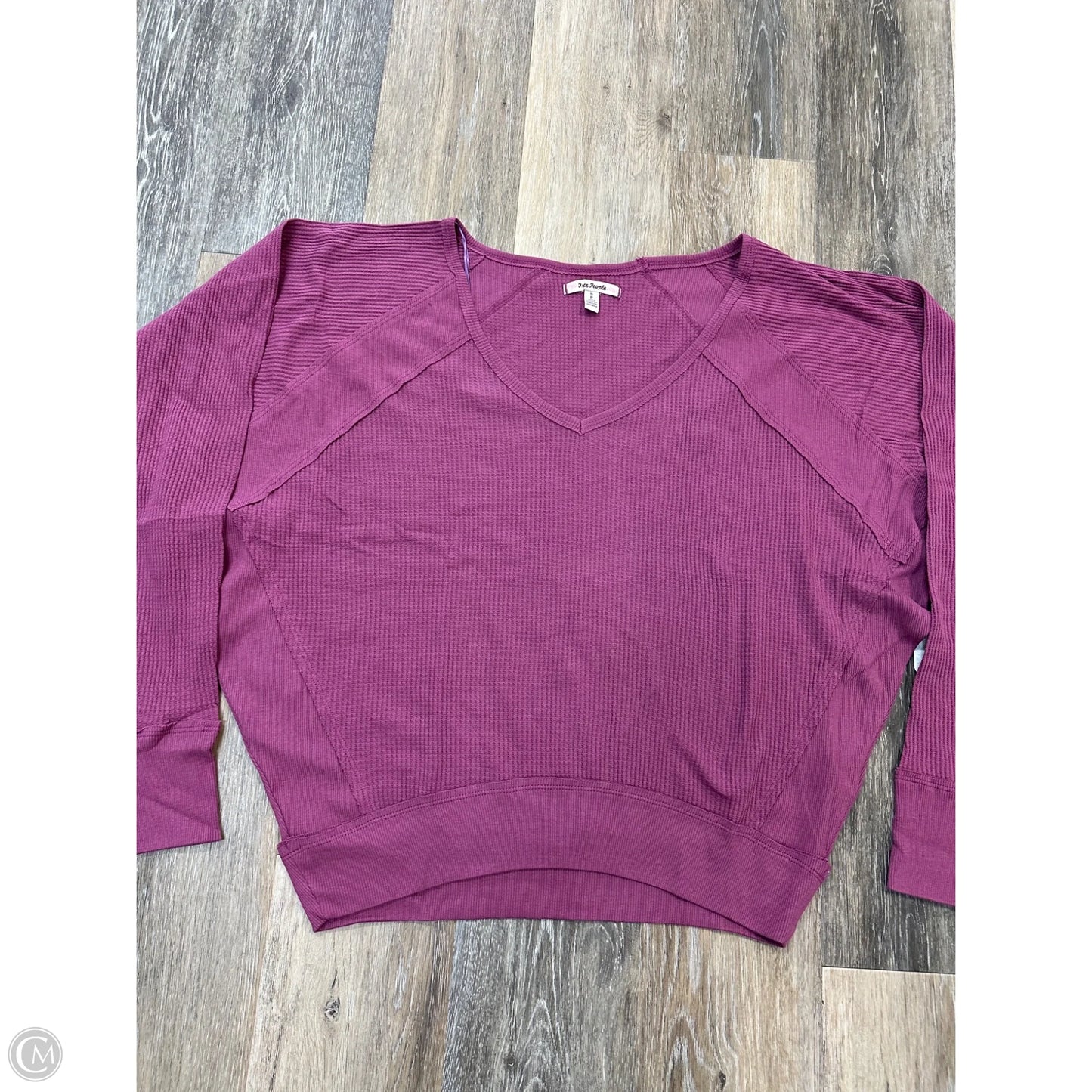 Top Long Sleeve By Free People In Mauve, Size: S