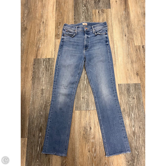 Jeans Designer By Mother Jeans In Blue Denim, Size: 4