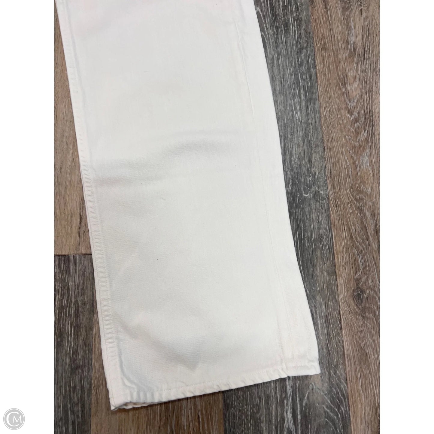 Jeans Wide Leg By Citizens Of Humanity In White Denim, Size: 2