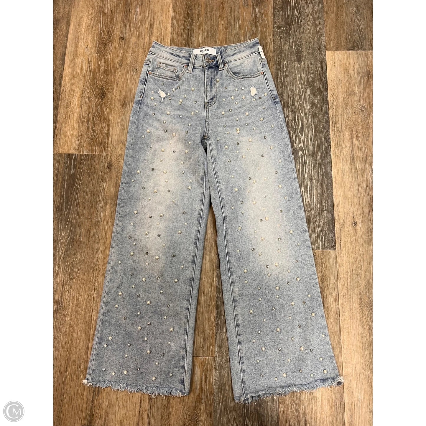 Jeans Straight By Mica In Blue Denim, Size: 0/24