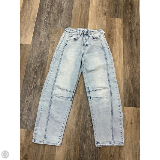 Jeans Wide Leg By Flying Monkey In Blue Denim, Size: 0