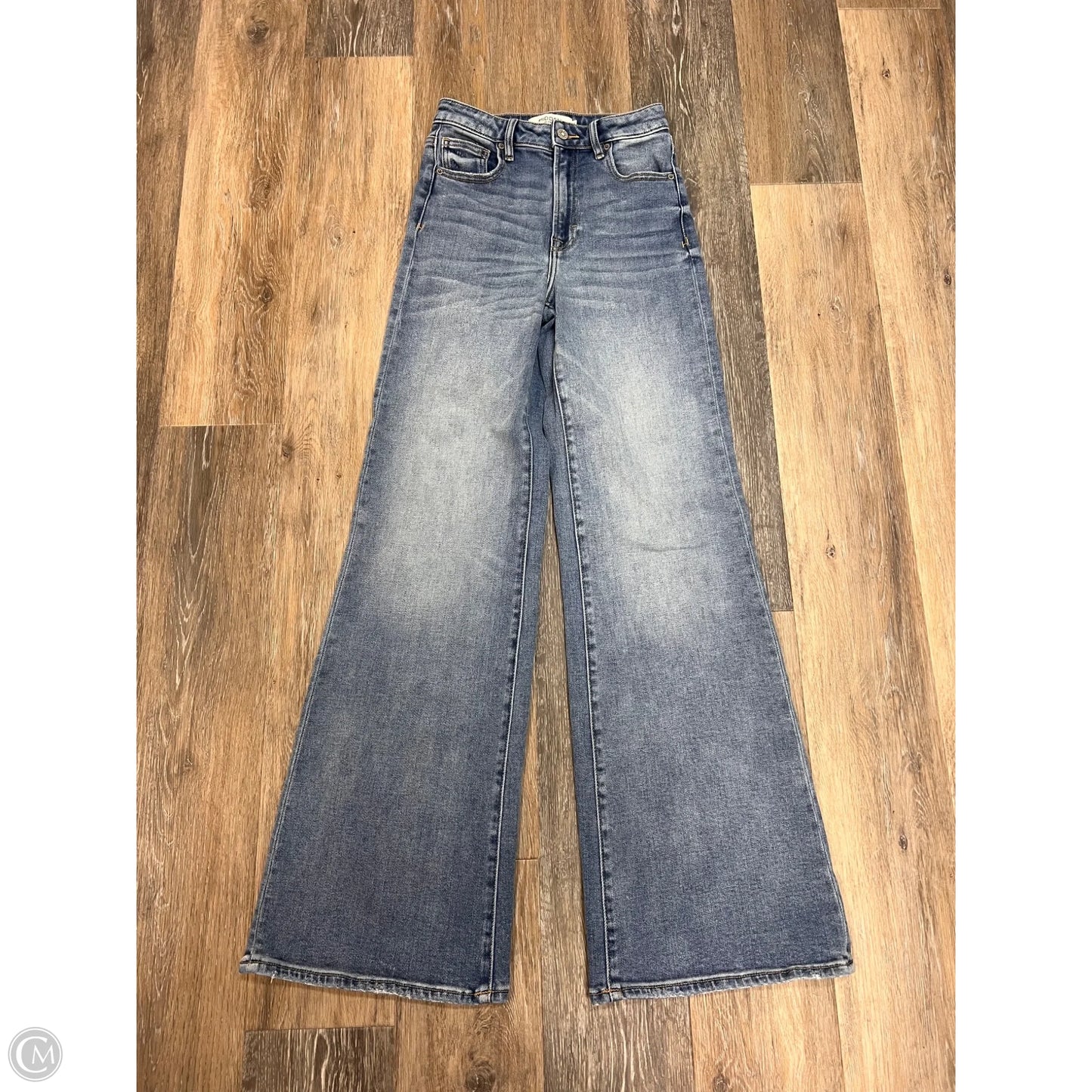 Jeans Wide Leg By Hidden In Blue Denim, Size: 0/24