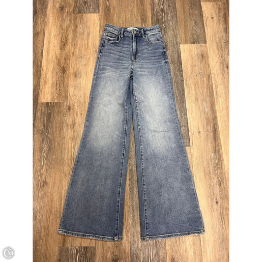 Jeans Wide Leg By Hidden In Blue Denim, Size: 0/24