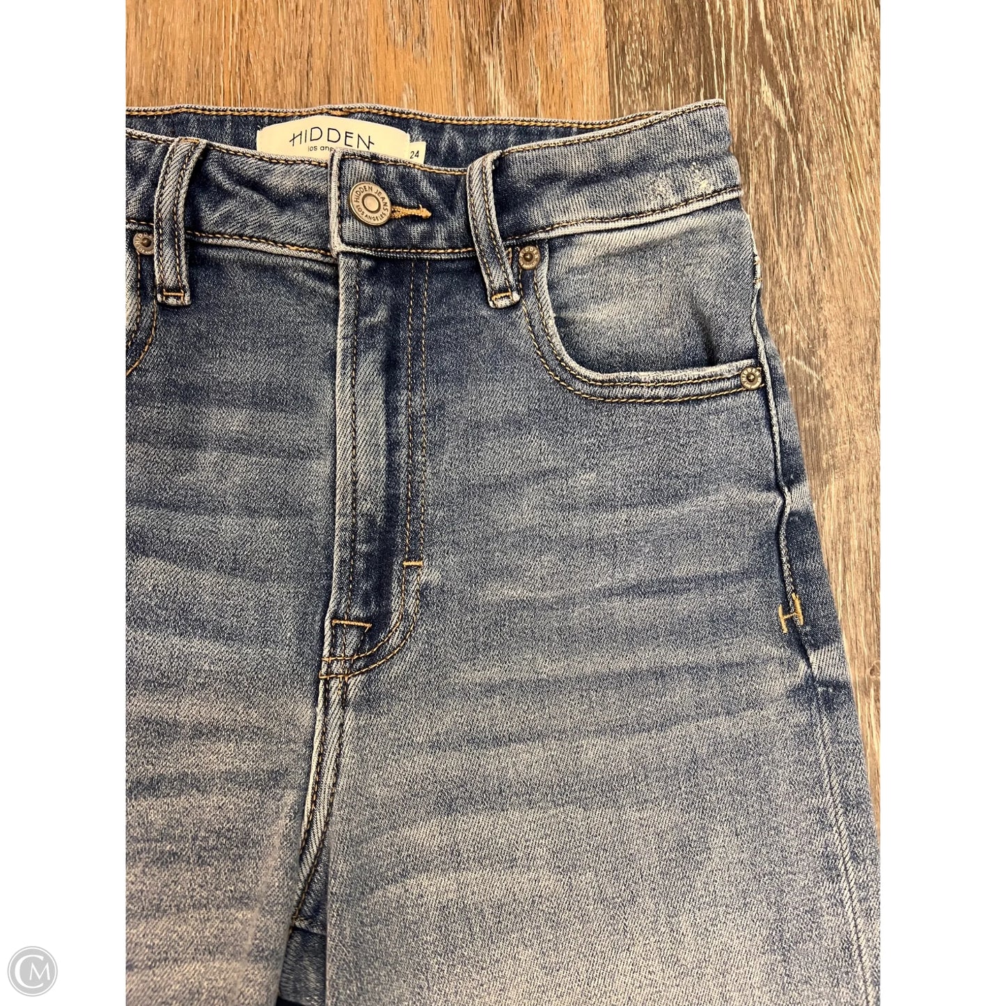 Jeans Wide Leg By Hidden In Blue Denim, Size: 0/24