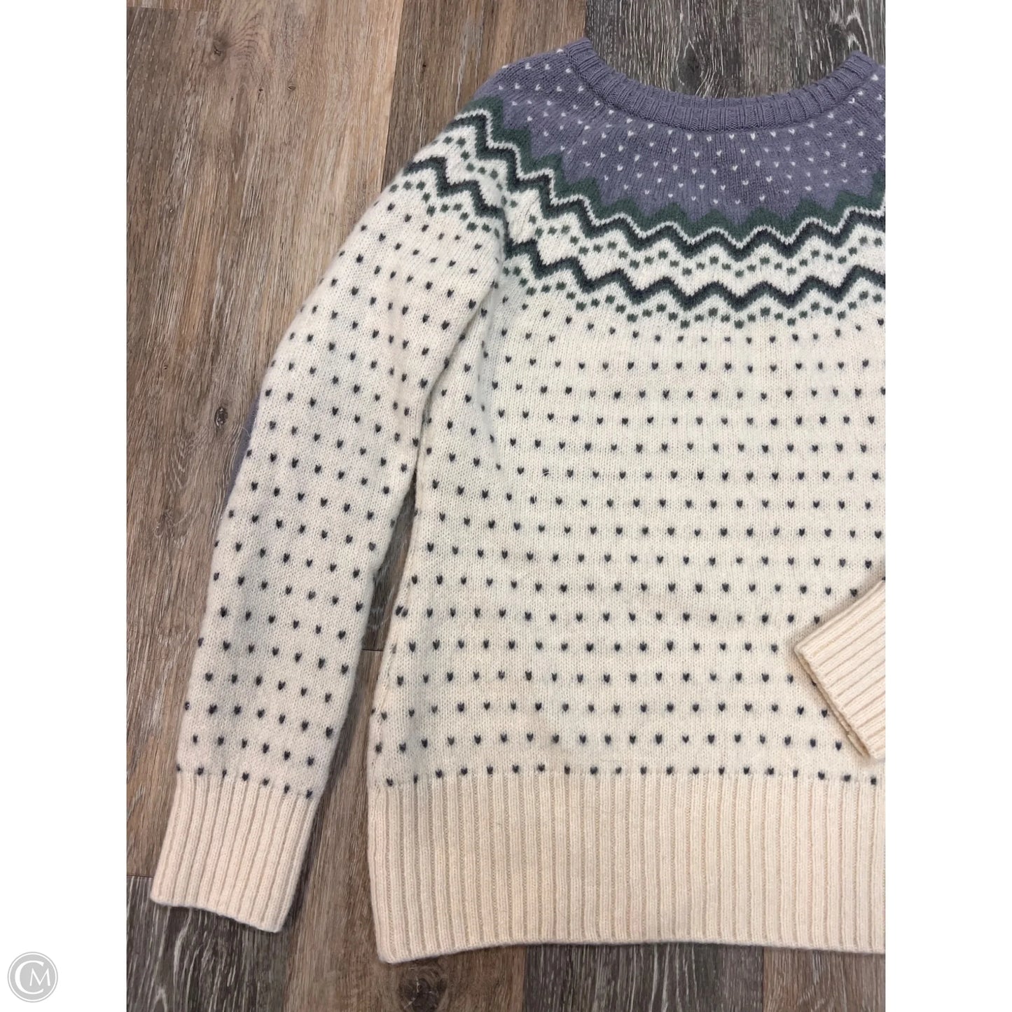 Sweater By Fjall Raven In Grey White, Size: M