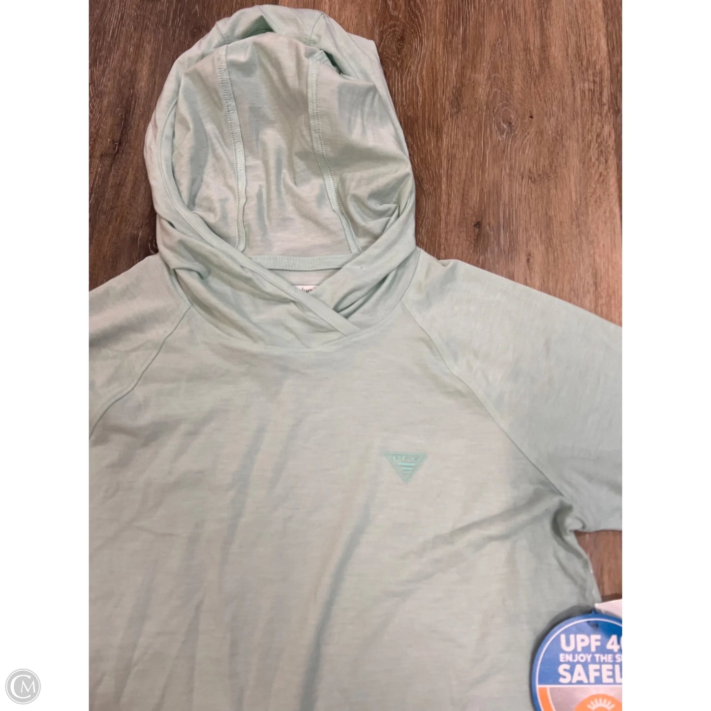 Athletic Top Long Sleeve Hoodie By Columbia In Blue, Size: S