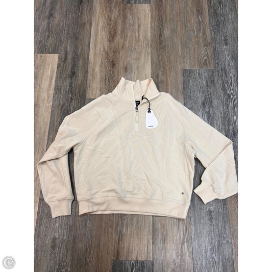 Athletic Sweatshirt Collar By Prana In Cream, Size: S