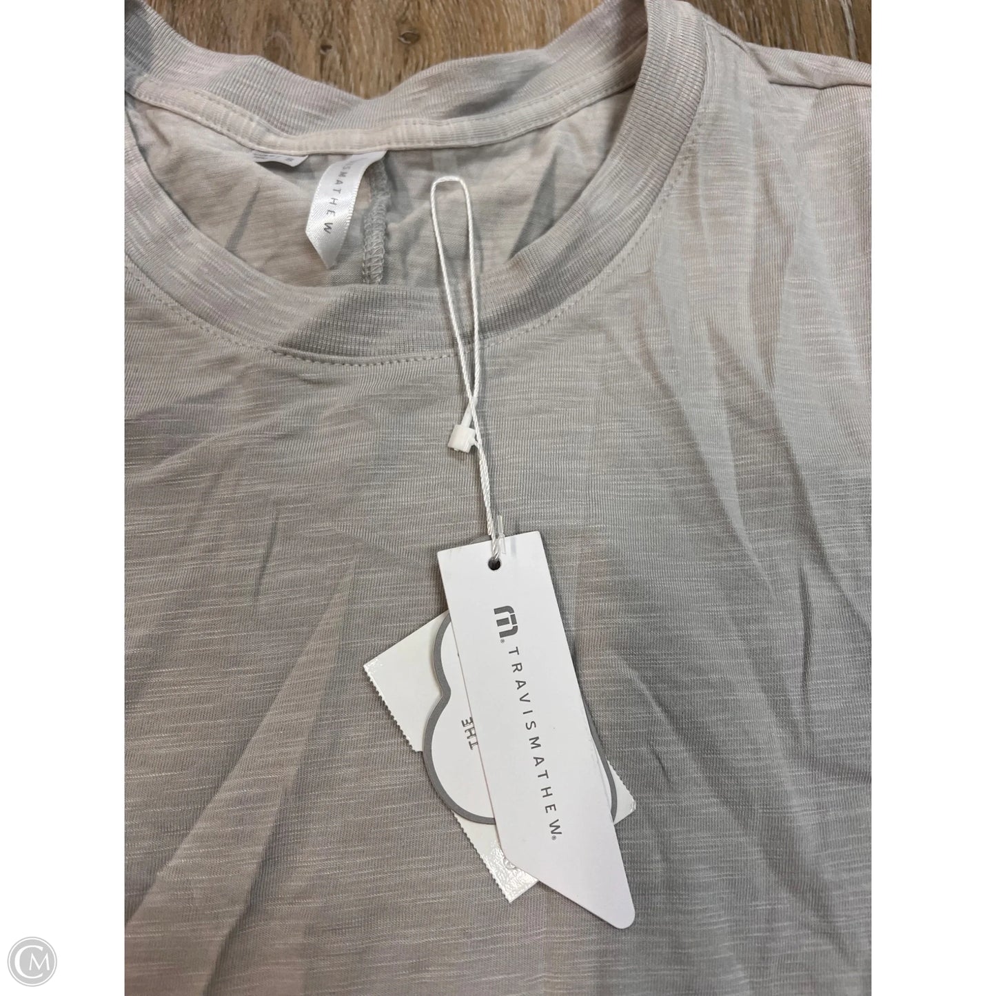 Athletic Top Short Sleeve By Travis Mathew In Grey, Size: S
