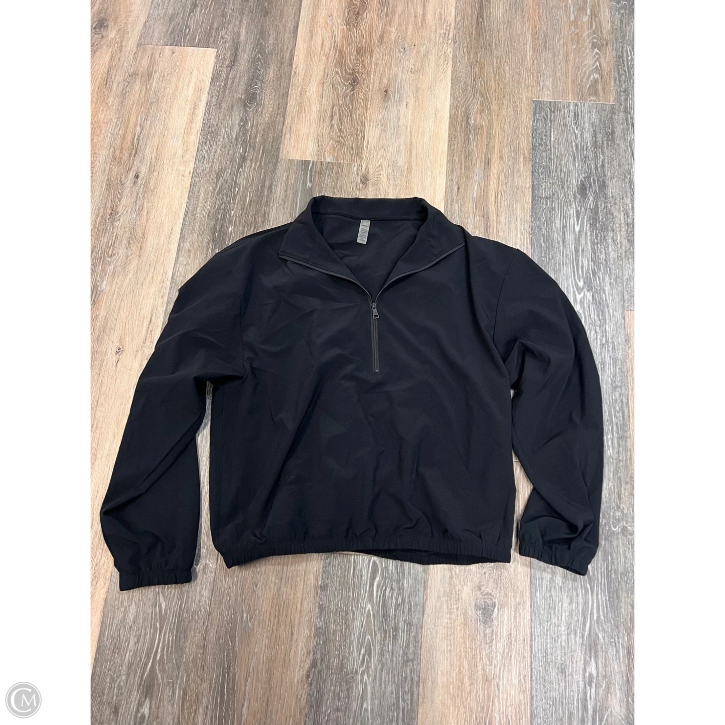 Athletic Top Long Sleeve Collar By Beyond Yoga In Black, Size: Xs