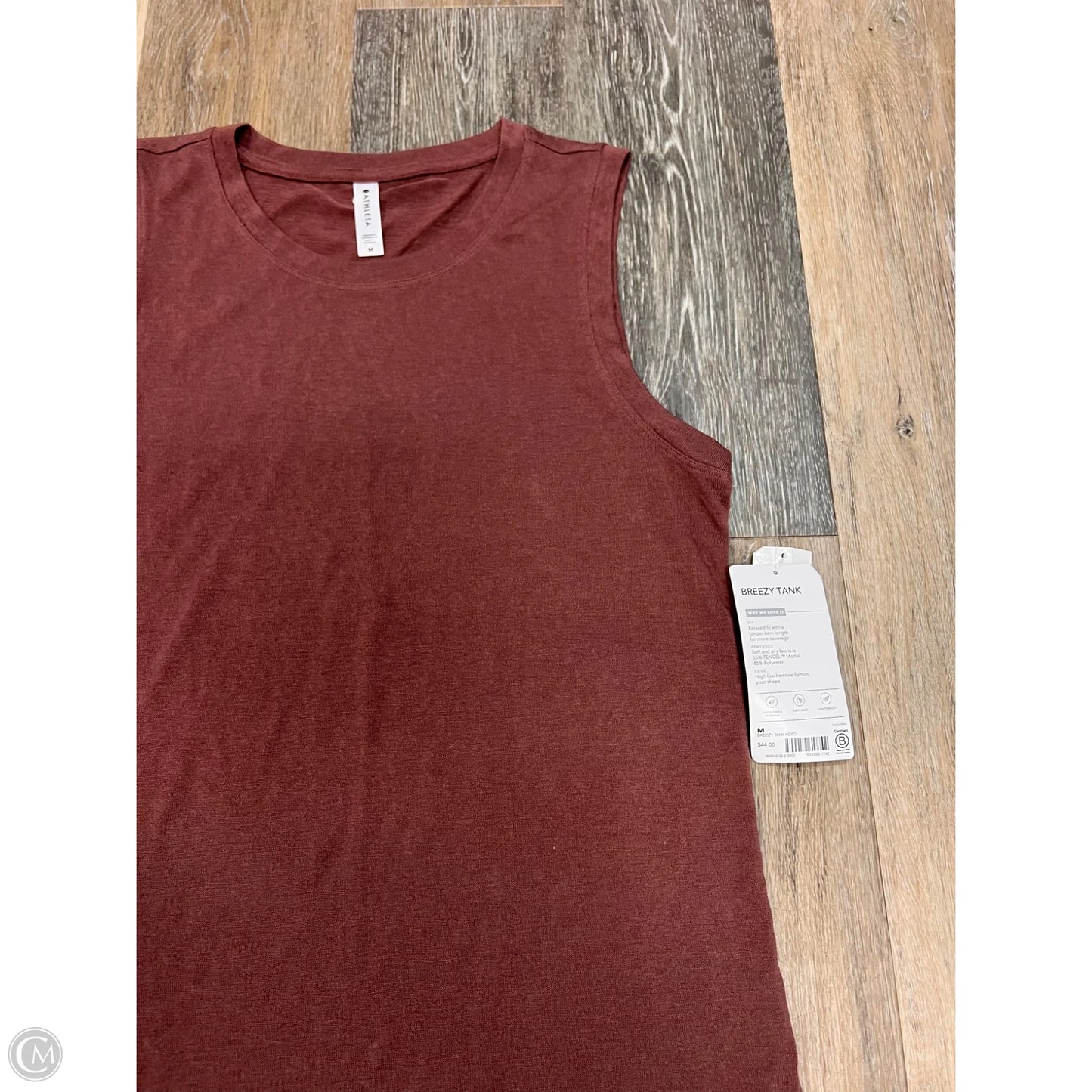Athletic Tank Top By Athleta In Mauve, Size: M
