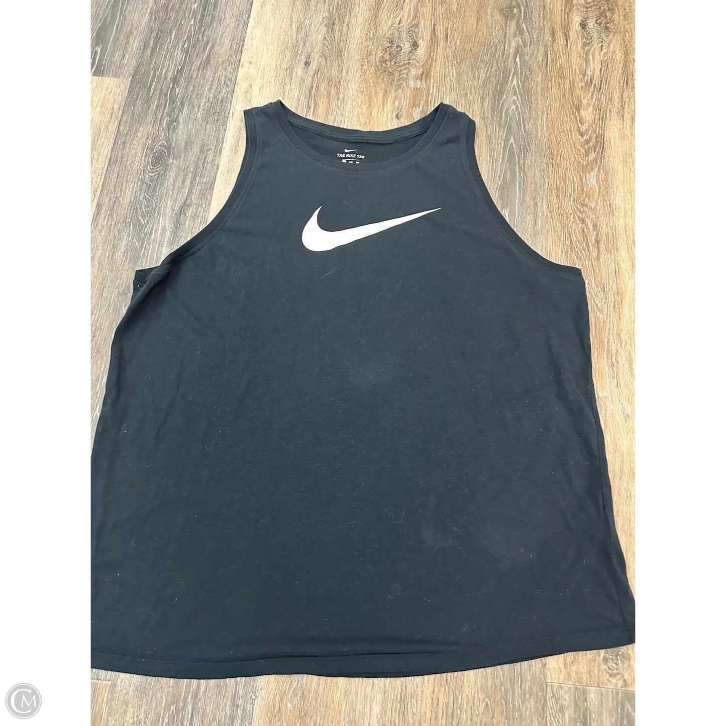 Athletic Tank Top By Nike Apparel In Black, Size: Xxl