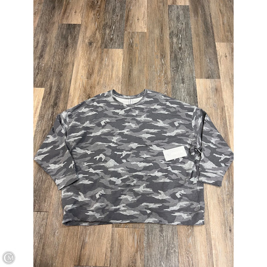Athletic Sweatshirt Crewneck By Athleta In Grey, Size: 3x