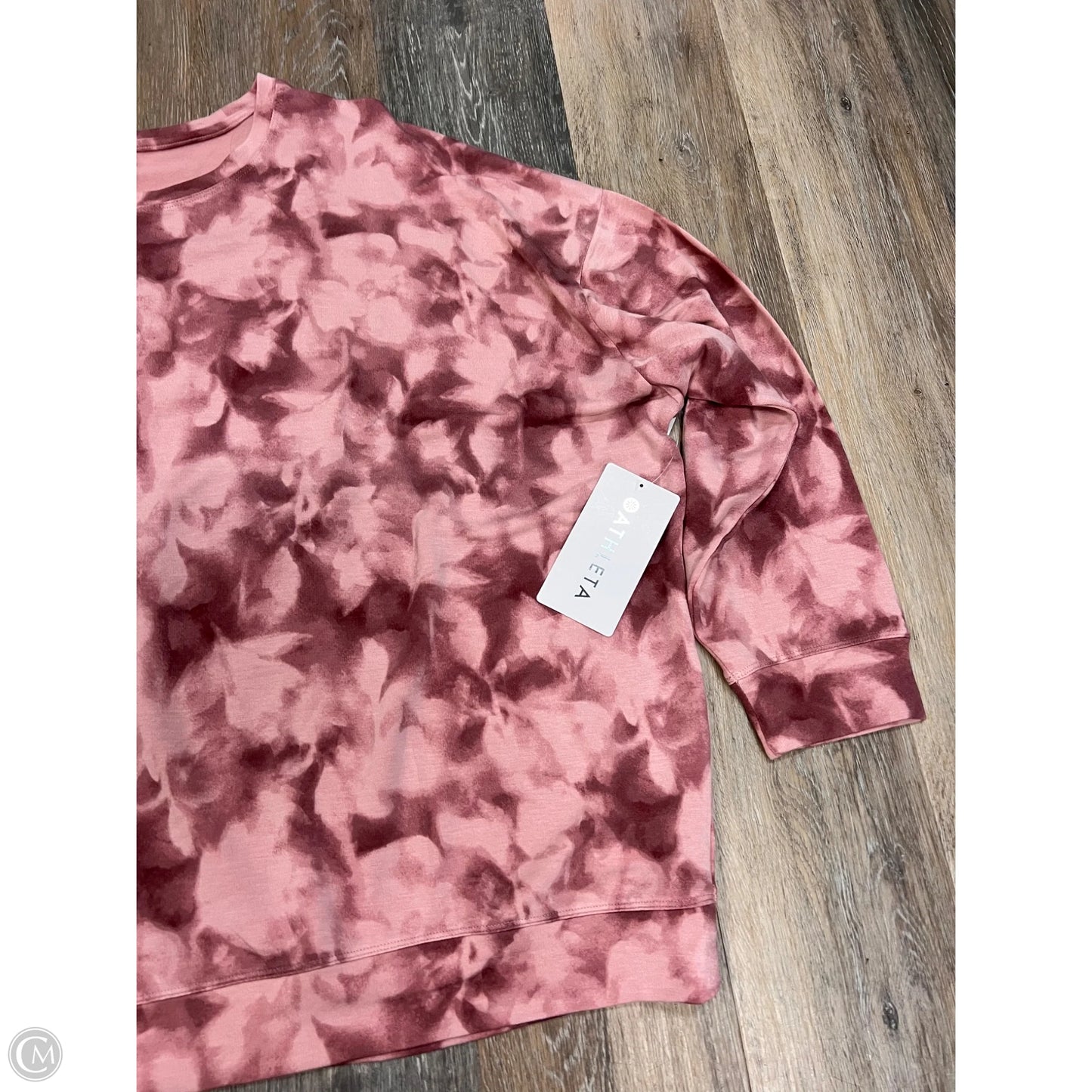 Athletic Sweatshirt Crewneck By Athleta In Pink, Size: 2x