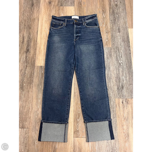 Jeans Straight By Evereve In Blue Denim, Size: 6/28