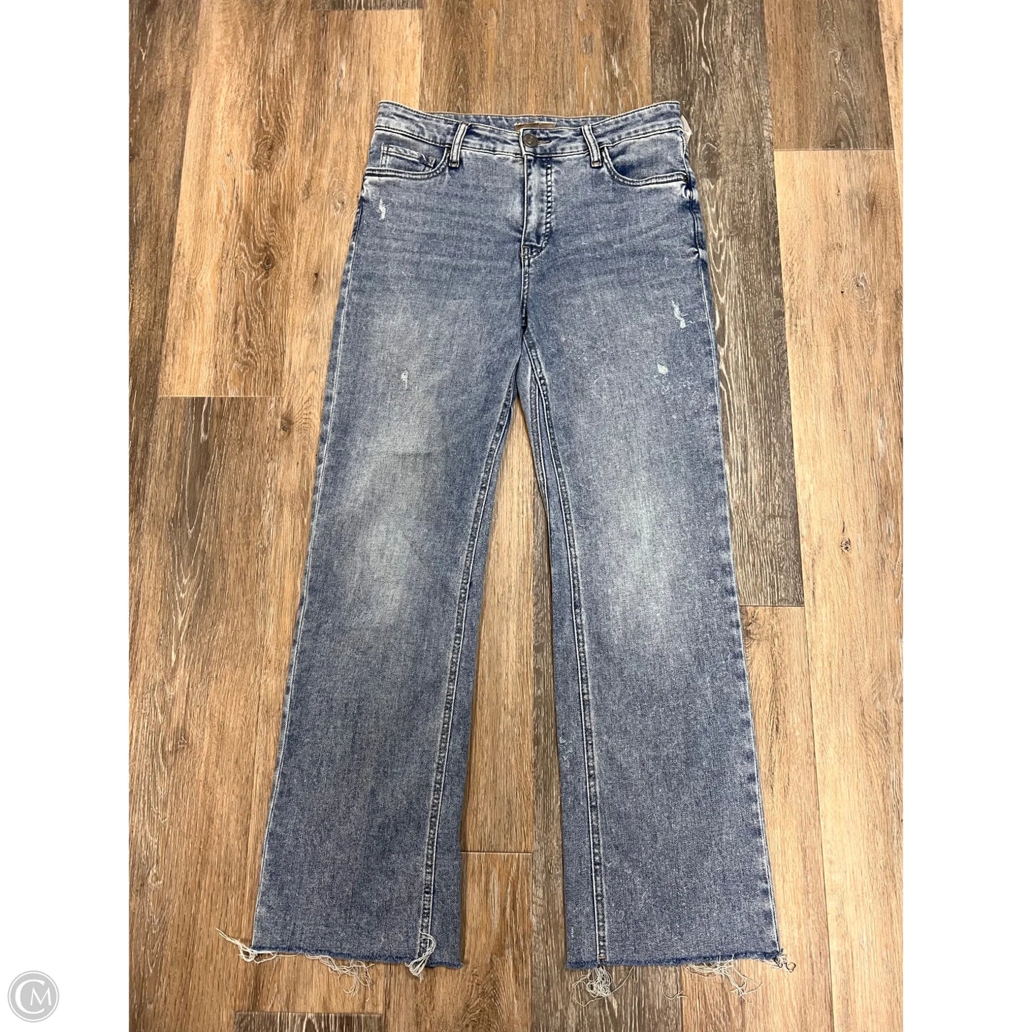 Jeans Straight By Kut In Blue Denim, Size: 6