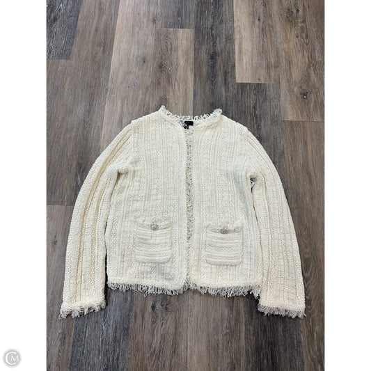 Sweater Cardigan By J. Crew In White, Size: S