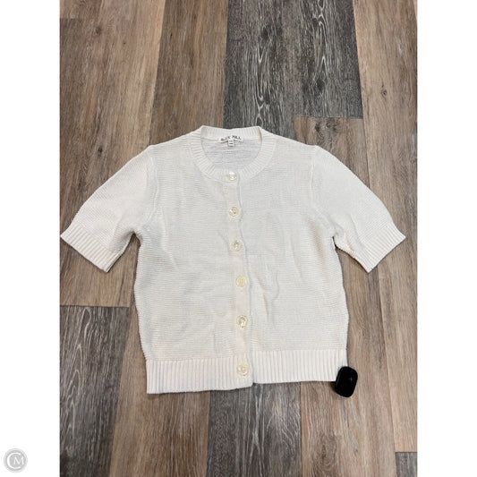 Sweater Short Sleeve By Alex Mill In White, Size: Xs
