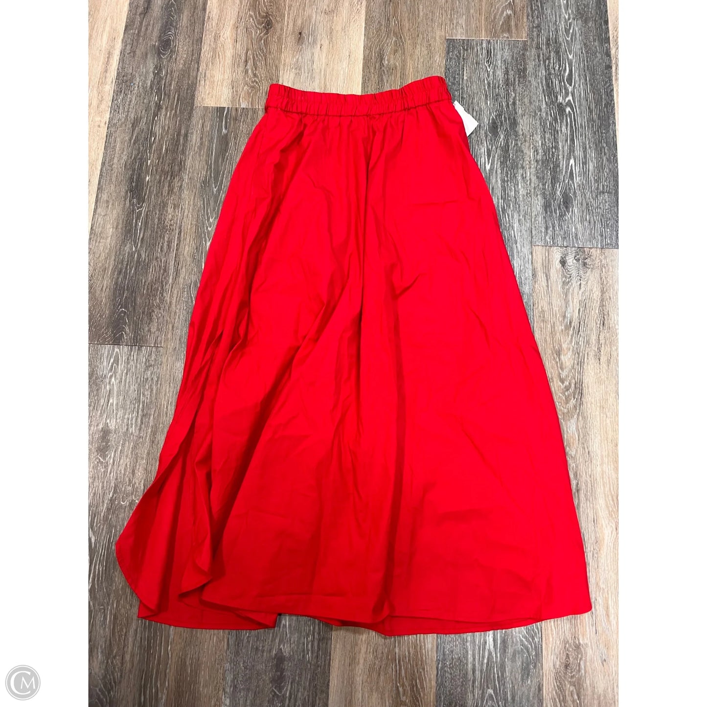 Skirt Maxi By Madewell In Red, Size: Xs