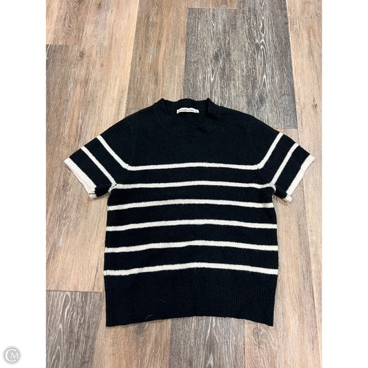Sweater Short Sleeve By Abercrombie And Fitch In Black, Size: S