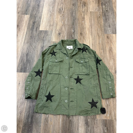Jacket Shirt By Pistola In Green, Size: M