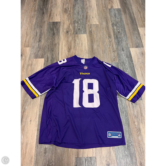 *Athletic Top Short Sleeve By Nfl In Purple, Size: 3x