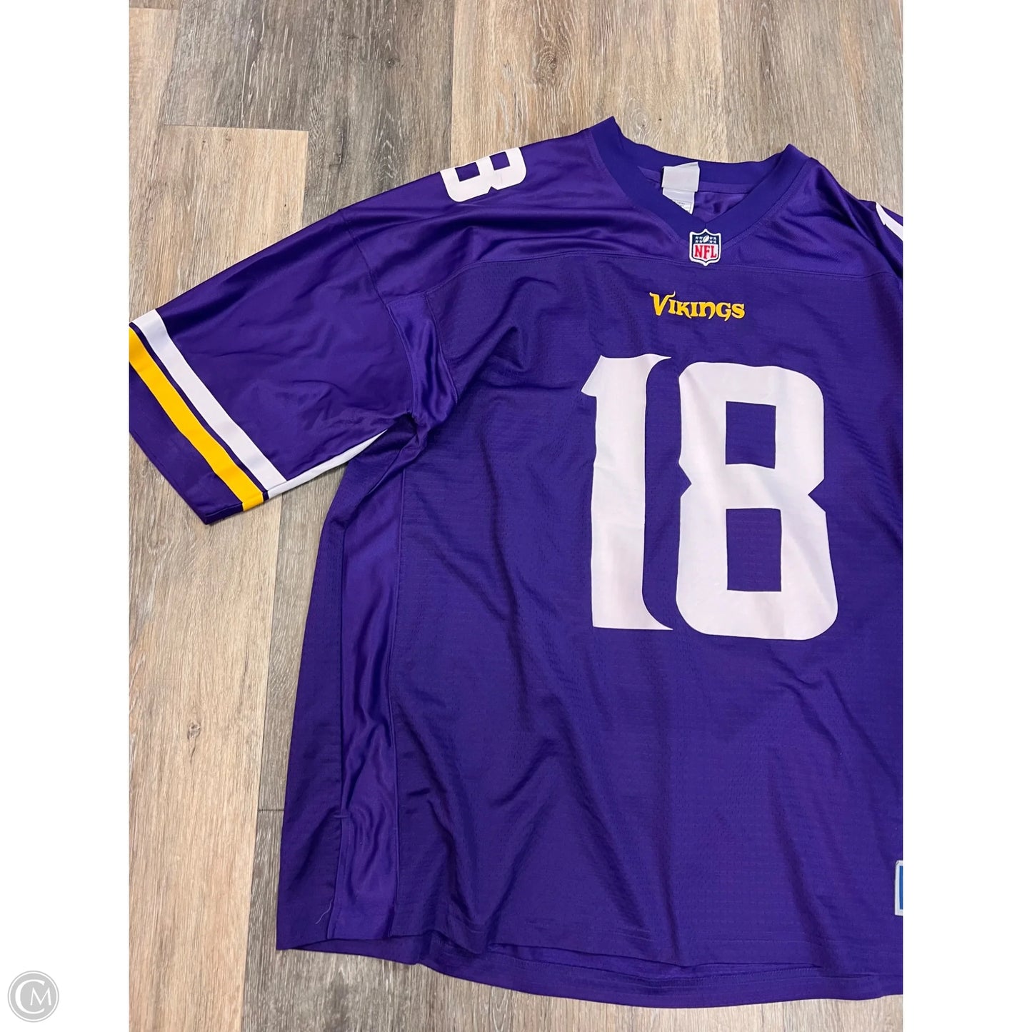 *Athletic Top Short Sleeve By Nfl In Purple, Size: 3x
