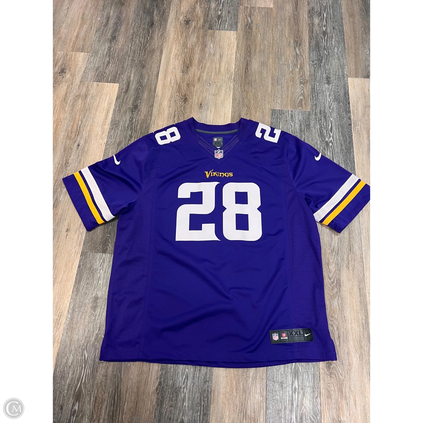 *Athletic Top Short Sleeve By Nfl In Purple, Size: Xxl