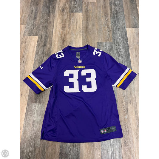 *Athletic Top Short Sleeve By Nfl In Purple, Size: Xl