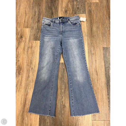 Jeans Straight By Kut In Blue Denim, Size: 12