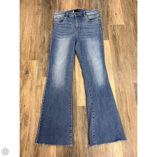 Jeans Flared By Kut In Blue Denim, Size: 12