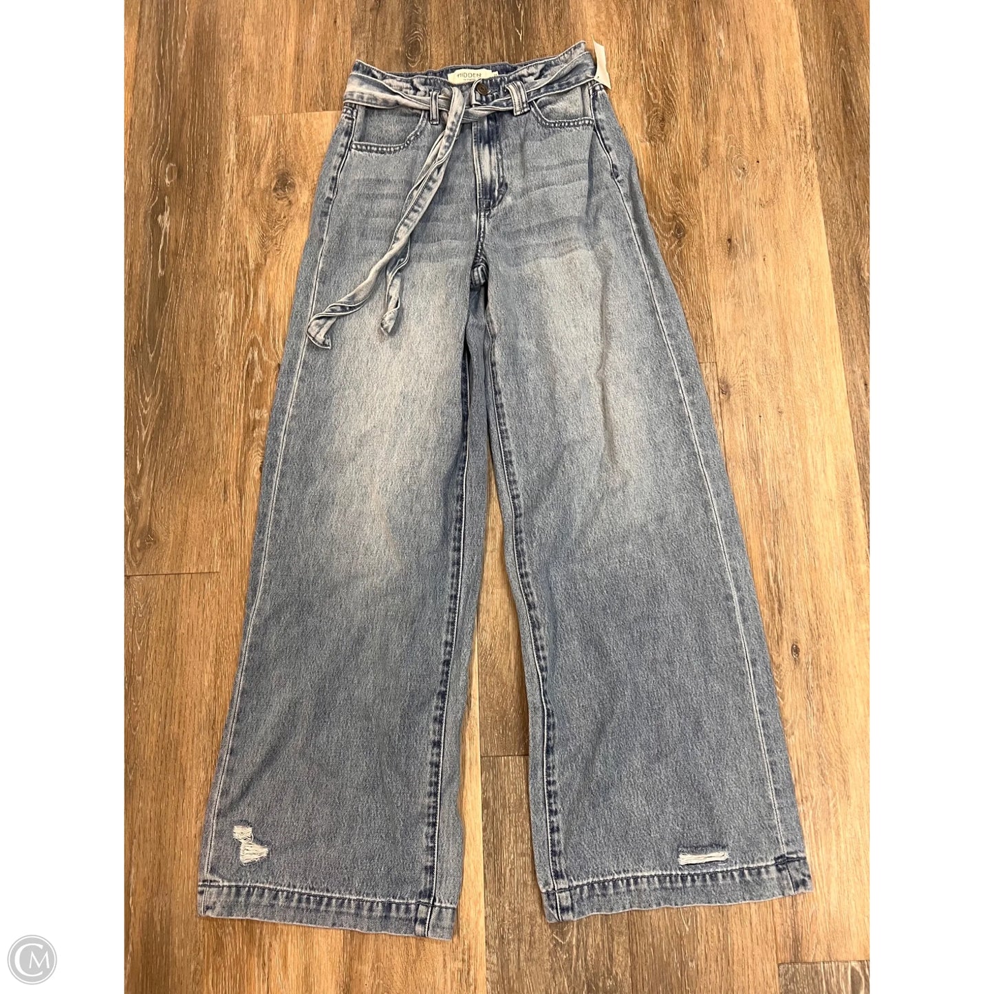 Jeans Wide Leg By Hidden In Blue Denim, Size: 0/24