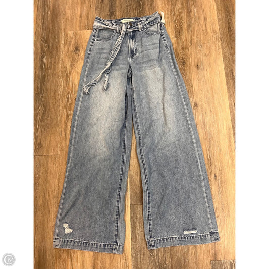 Jeans Wide Leg By Hidden In Blue Denim, Size: 0/24