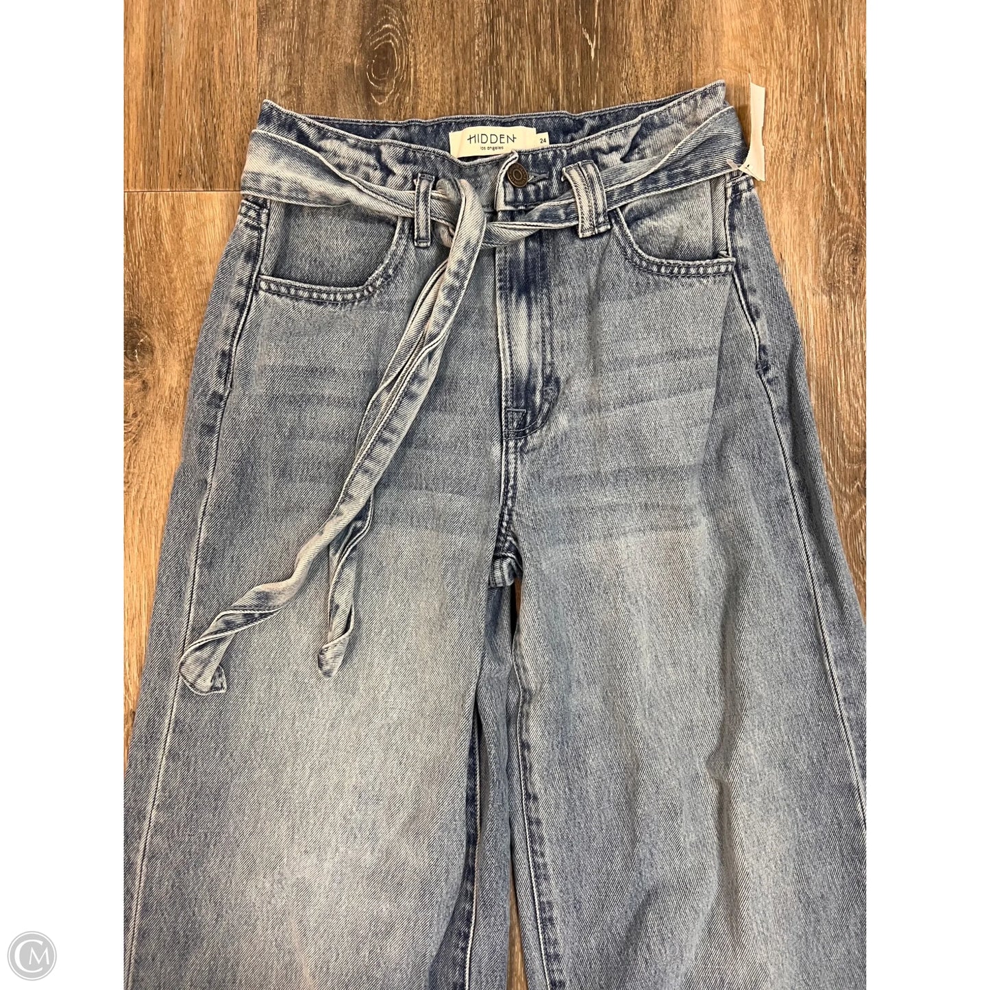 Jeans Wide Leg By Hidden In Blue Denim, Size: 0/24