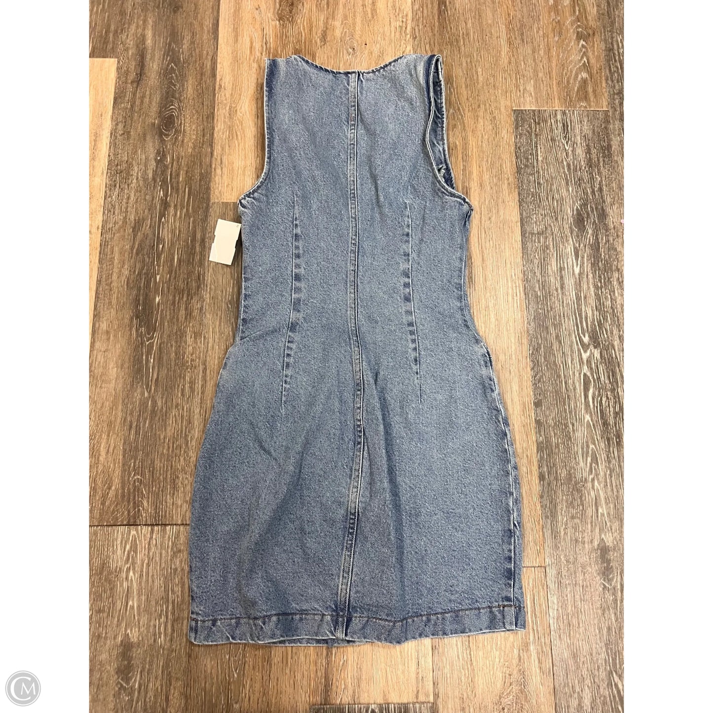 Dress Casual Short By Express In Blue Denim, Size: Xs