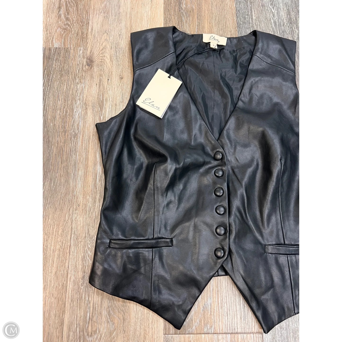 Vest Other By Elan In Black, Size: S