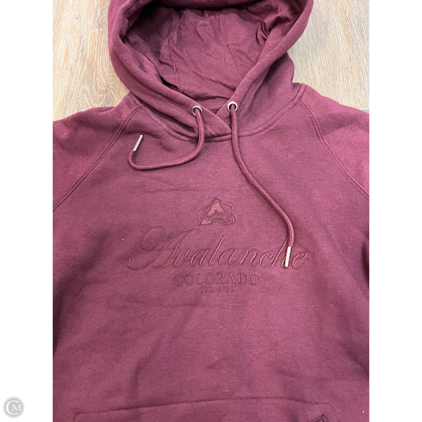 *Athletic Sweatshirt Hoodie By Nhl In Maroon, Size: M