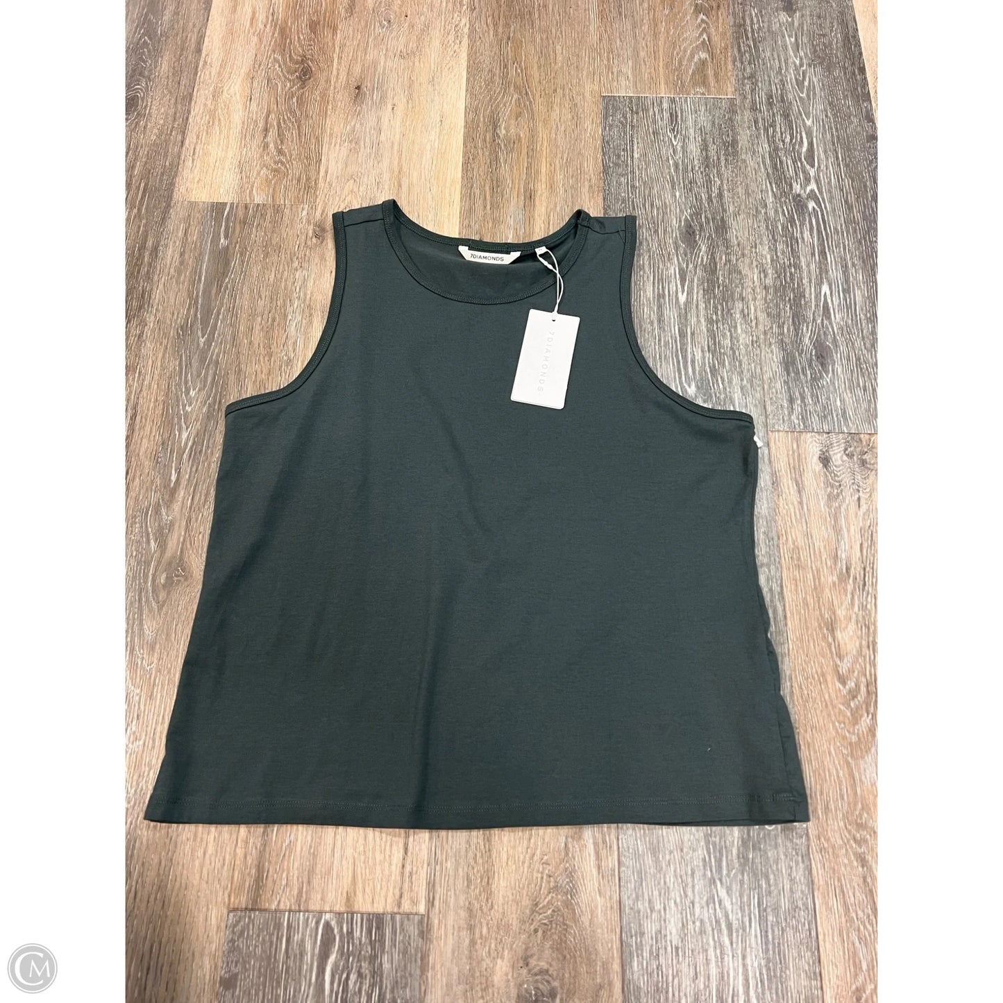 Athletic Tank Top By 7 Diamonds In Green, Size: Xl
