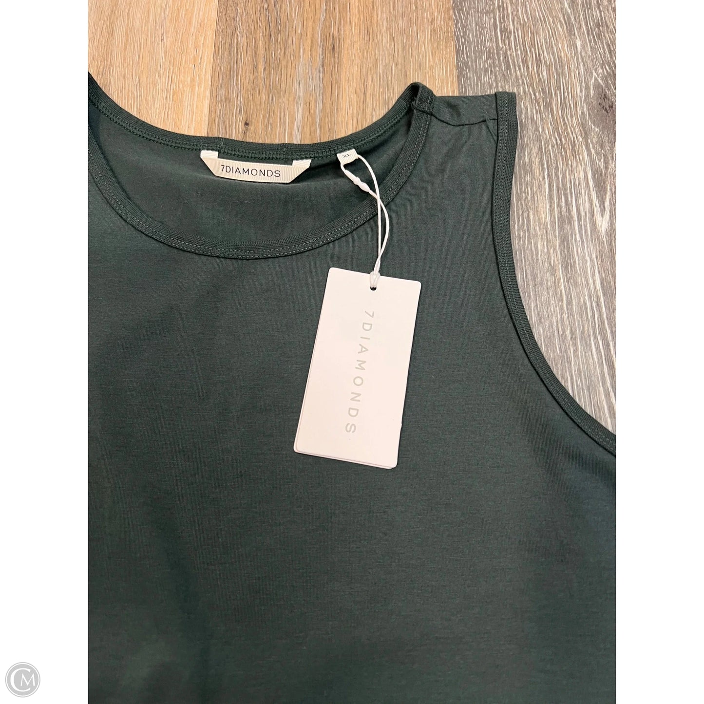 Athletic Tank Top By 7 Diamonds In Green, Size: Xl