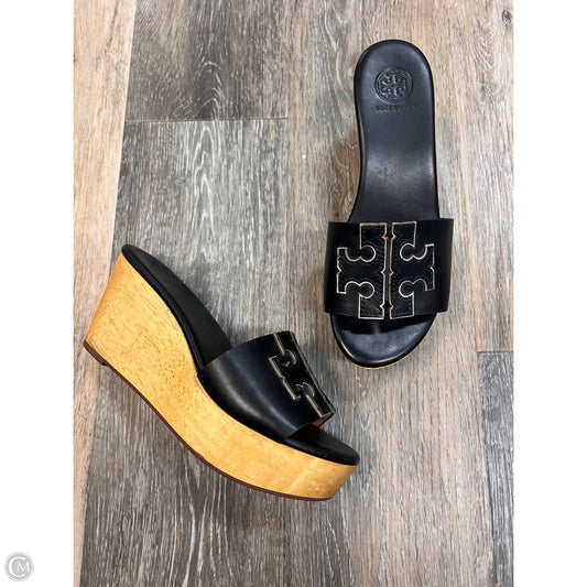 Sandals Designer By Tory Burch In Black, Size: 7