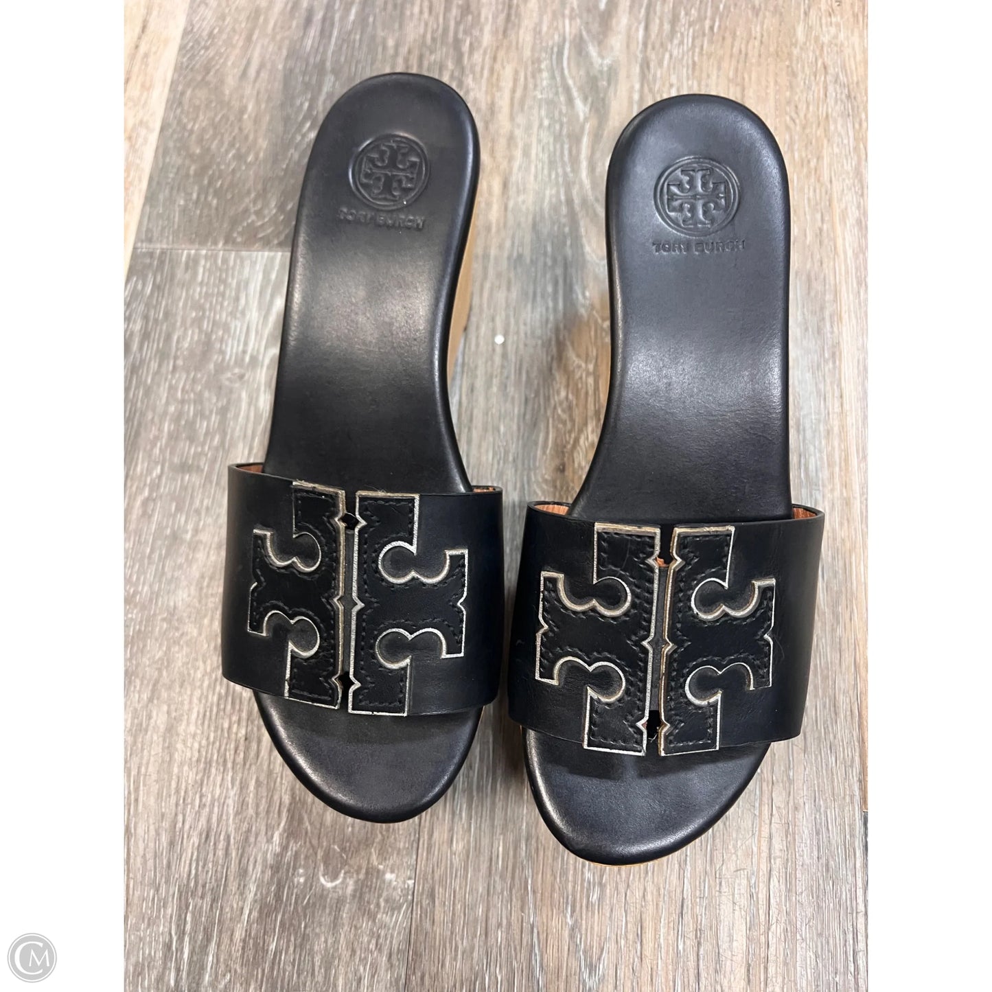 Sandals Designer By Tory Burch In Black, Size: 7
