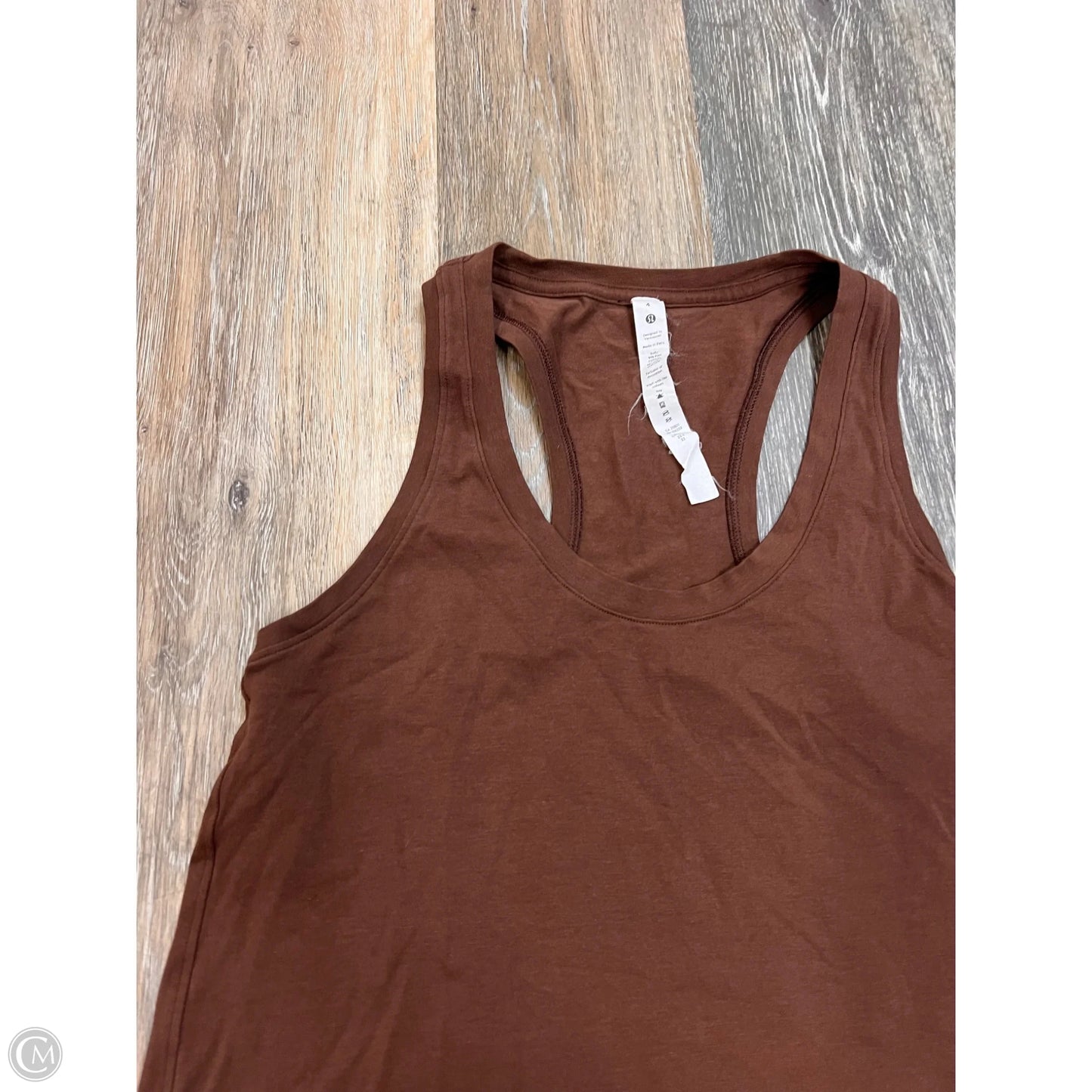 Athletic Tank Top By Lululemon In Black, Size: S