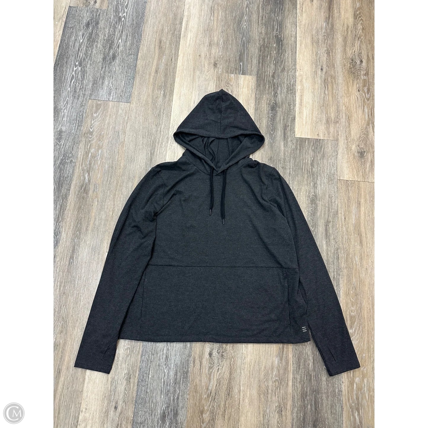 Athletic Sweatshirt Hoodie By Free Fly In Grey, Size: Xl